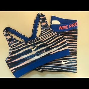 Nike Pro workout set